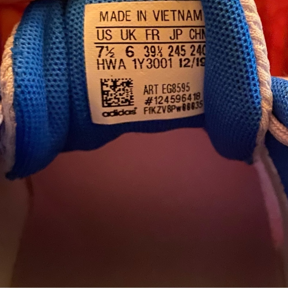 Adidas NOVAFVSE X Running Shoe, Color Pink/White Size 7.5 - Picture 6 of 7